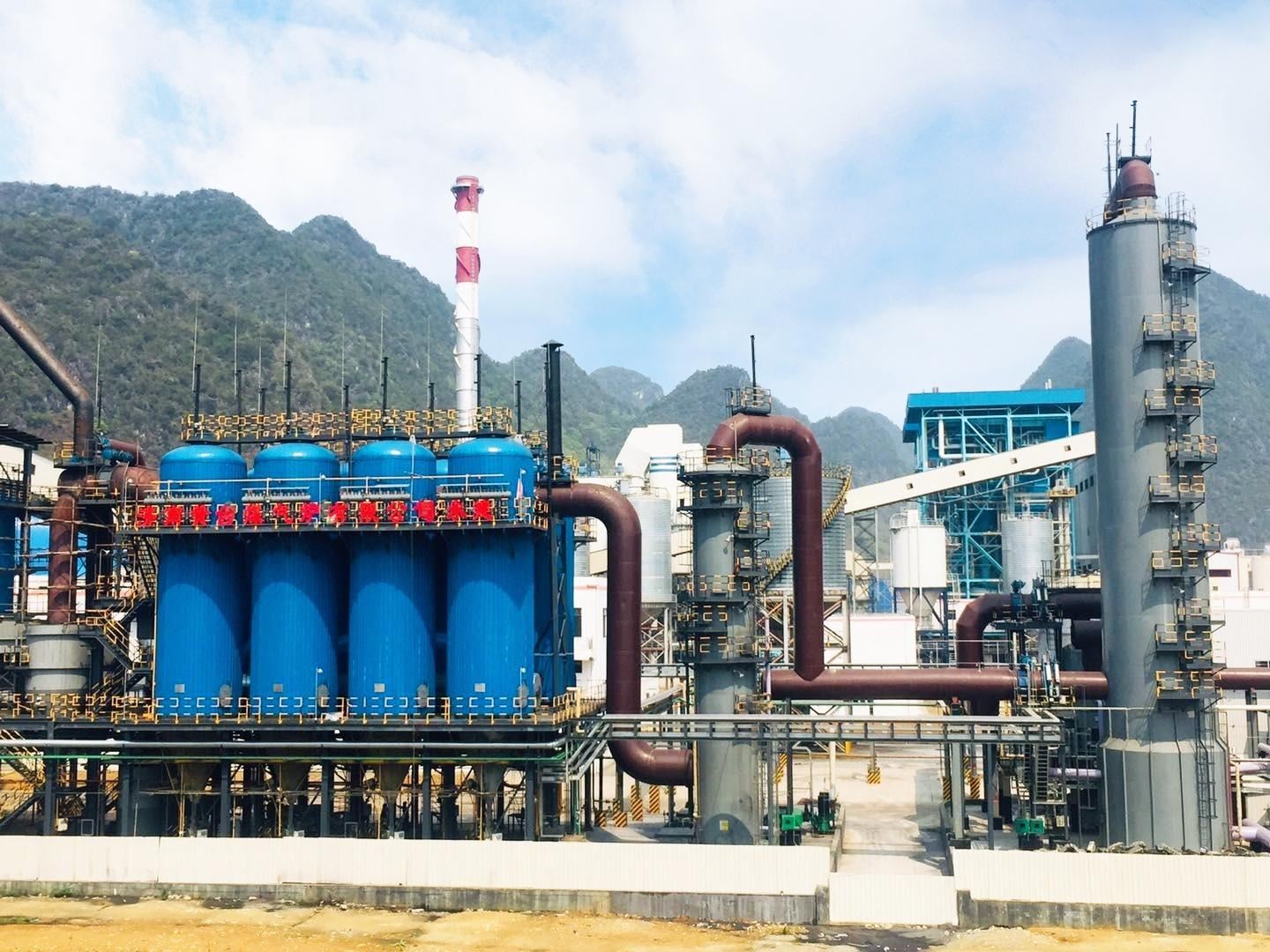 靖西循環(huán)流化床氣化爐煤氣站投產(chǎn)運行